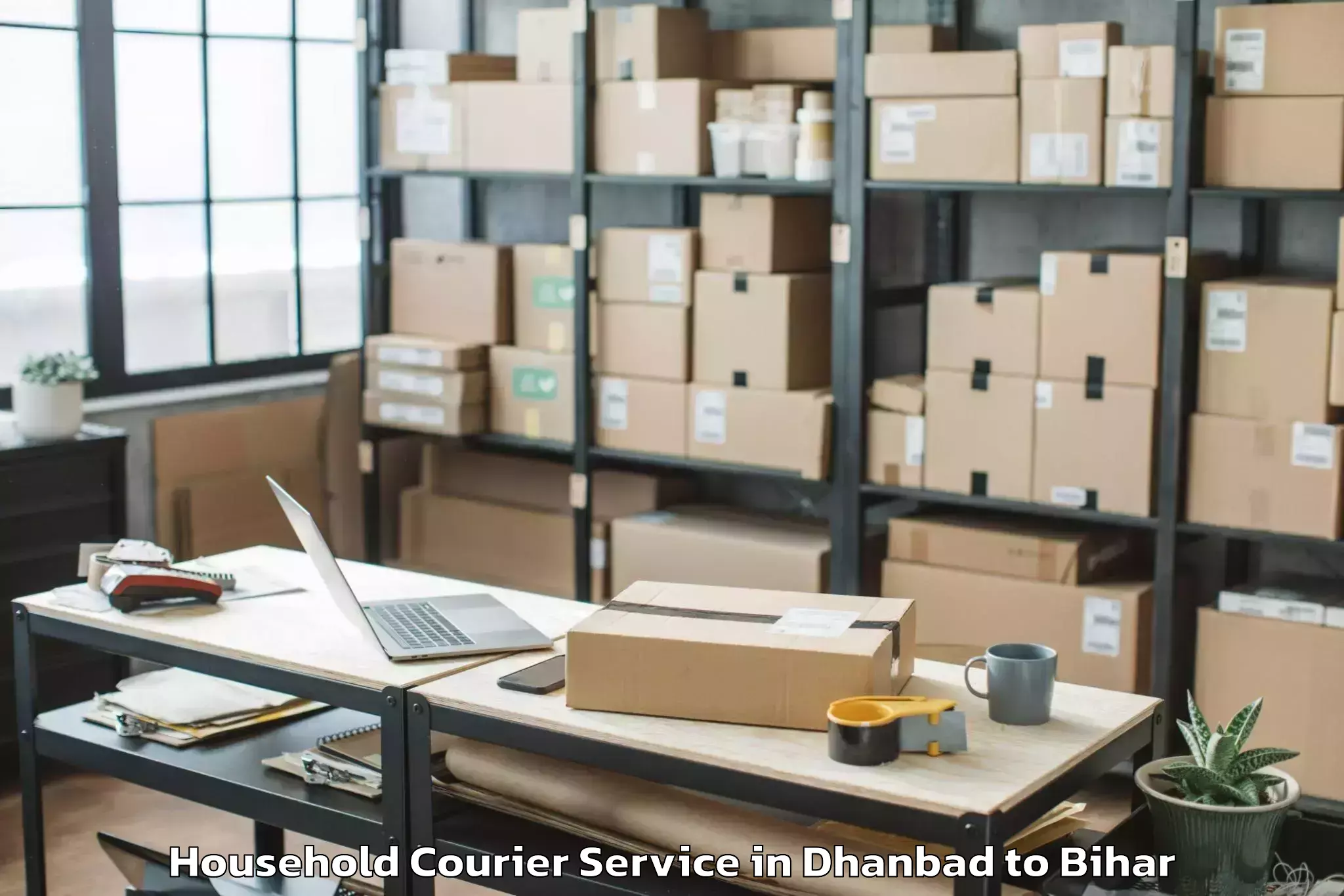 Trusted Dhanbad to Maksuda Household Courier